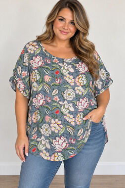 Loft floral top size XL